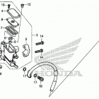 CRF450X Front brake master