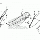 CRF250RX AC Сидение и обтекатели сидения