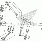 VT750CS Рулевое управление