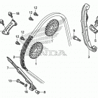 CB1000RA AC Цепь ГРМ и натяжитель