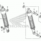 Z125MA AC Задние амортизаторы