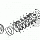 CRF230F Сцепление