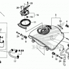 CB300R Топливный бак