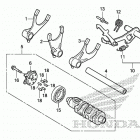 VT750CS Вилка переключения передач
