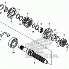 CMX500 A Transmission (mainshaft)