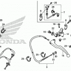 NC750XD Рычаги,тросы и рулевые переключатели
