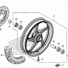 CBR300RA Переднее колесо