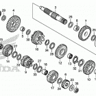CBR300RA Трансмиссия