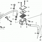 CB500X Задний тормозной цилиндр