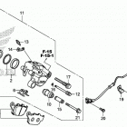 CB500X Задний суппорт
