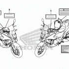 NC750XD Лейбл предостережения