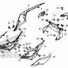 CBR500RA Сидение и обтекатели сиденья