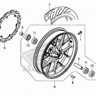 CB500FA Переднее колесо