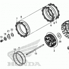 CRF450RX Сцепление