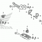 CRF250L Подножки