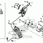 GL1800D Задние амортизаторы