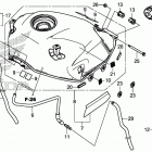 CB500X Топливный бак и насос