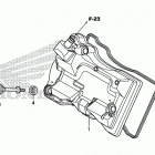NC700JD Крышка головки цилиндров