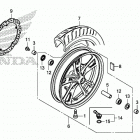 NC700JD Переднее колесо