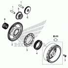 CRF1000A2 Муфта стартера