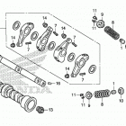 CTX700ND Распределительный вал и клапана