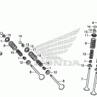 CB300FA Распределительный вал и клапана