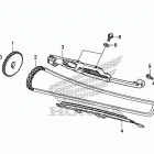 CTX700ND Цепь ГРМ и натяжитель