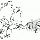 GL1800D Brake hose@brake pipe