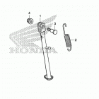 CRF125FB Подножка