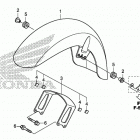 VT1300CX Front fender (1)