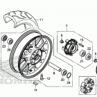 CBR500RA Переднее колесо