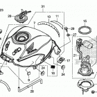 CBR300RA Топливный бак