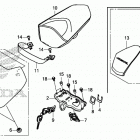 CBR1000S2 Сиденье