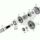 GL1800D Вал ведущий