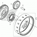 CBR500RA Муфта стартера