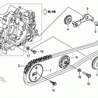 CRF110F Цепь ГРМ и натяжитель