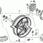 CB300FA Переднее колесо