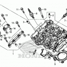 CB500X Головка цилиндров