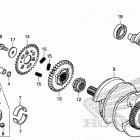 CB500X Коленчатый вал и поршни