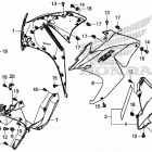 CBR300RA Обтекатели-верхний и средний