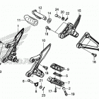 CB500X Подножки для ног