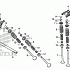CB500FA Распределительный вал и клапана