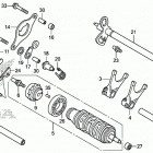 NC700JD Вилка переключения передач
