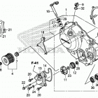 CRF250L Крышка картера правая