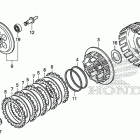 CBR300RA Сцепление