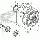 ST1300PA Переднее колесо