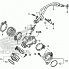 VT1300CX Intake manifold@injector