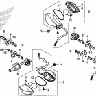 CBR500RA Задний фонарь