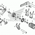 CRF450RX Вилка переключения передач