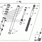 CBR500RA Передняя вилка